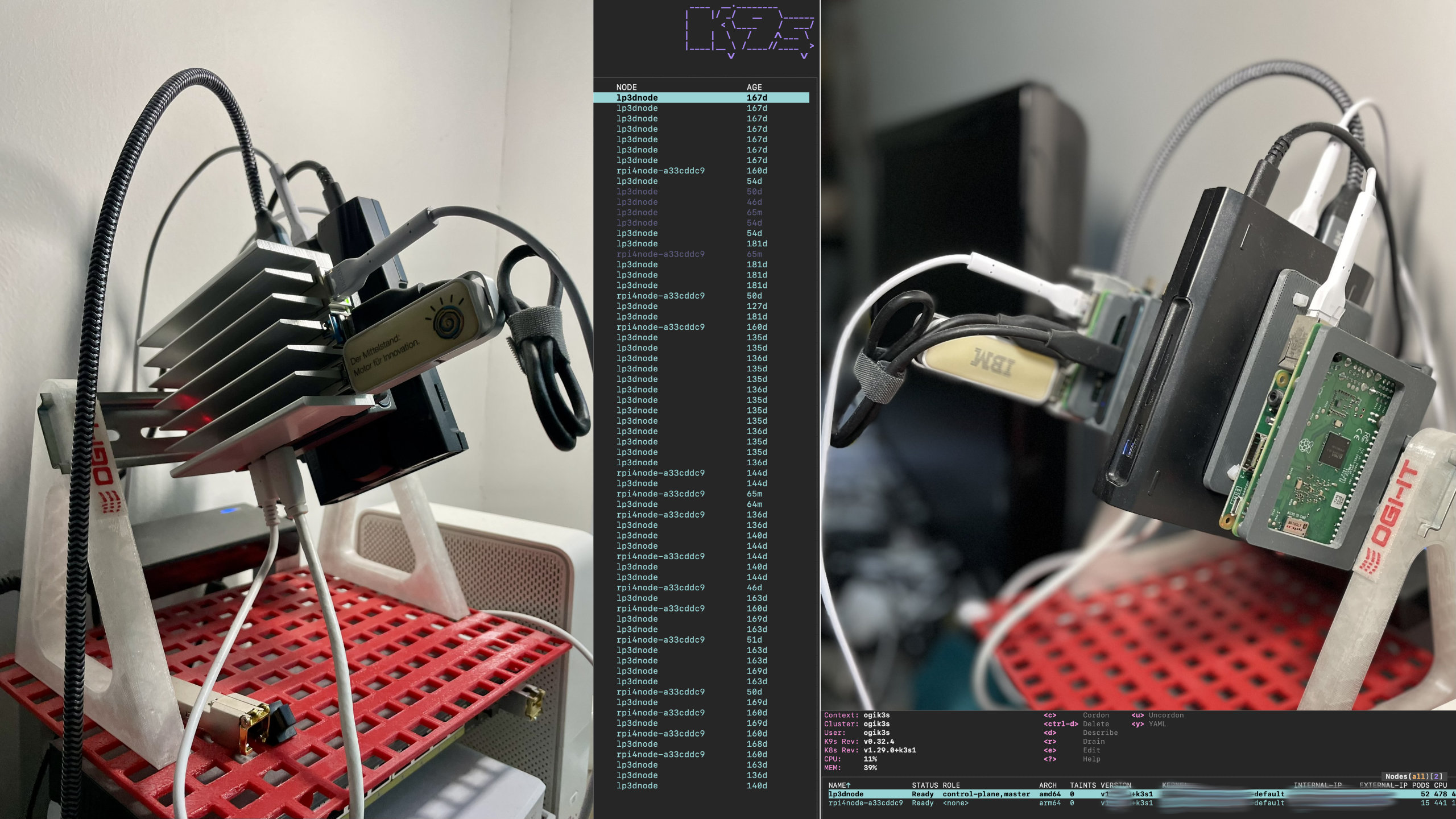 Kairos heterogenous k8s k3s edge cluster